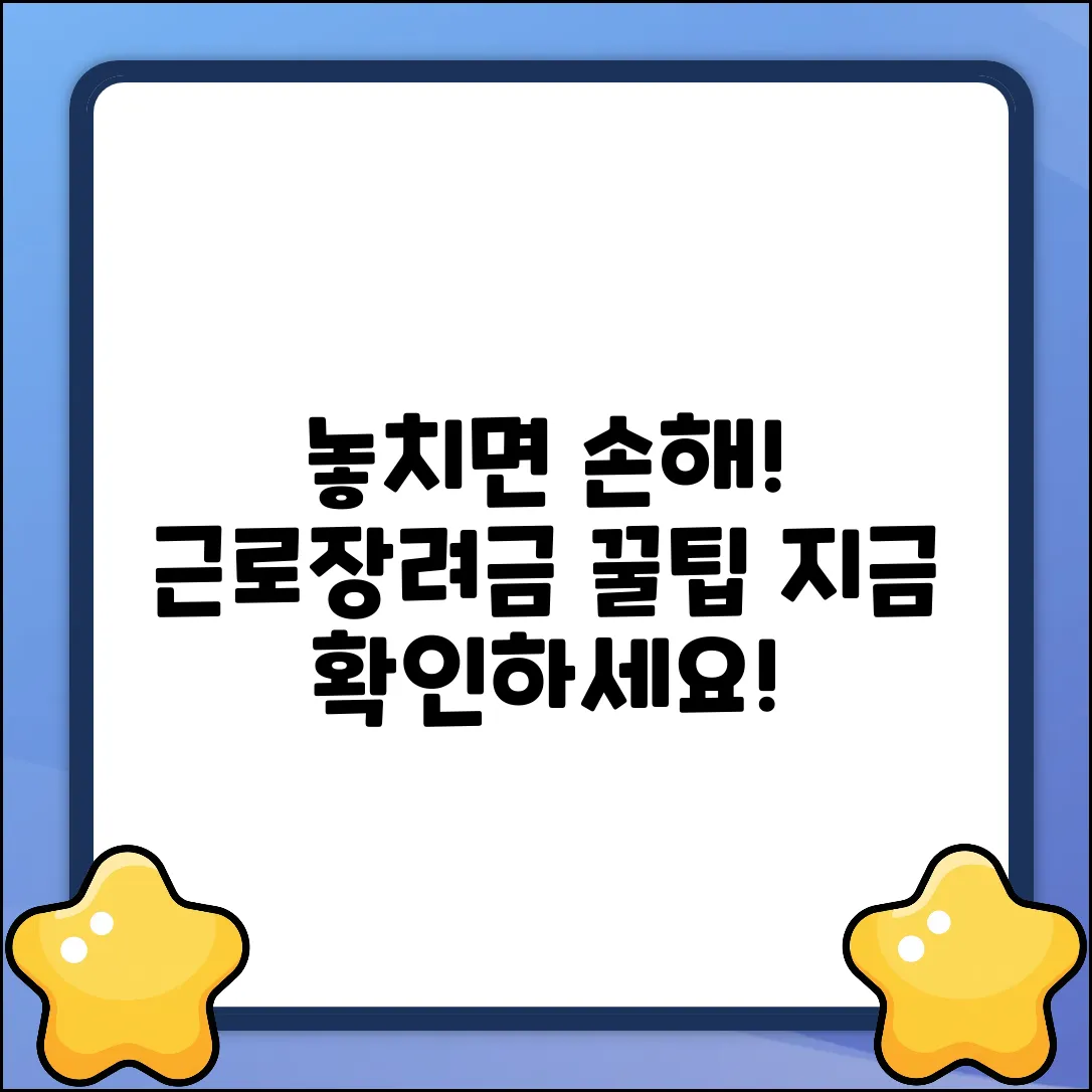 홈텍스 근로장려금, 신청 기간 지났다면? 완벽 가이드