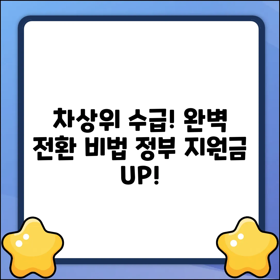 차상위계층에서 기초생활수급자로! 완벽 전환 가이드