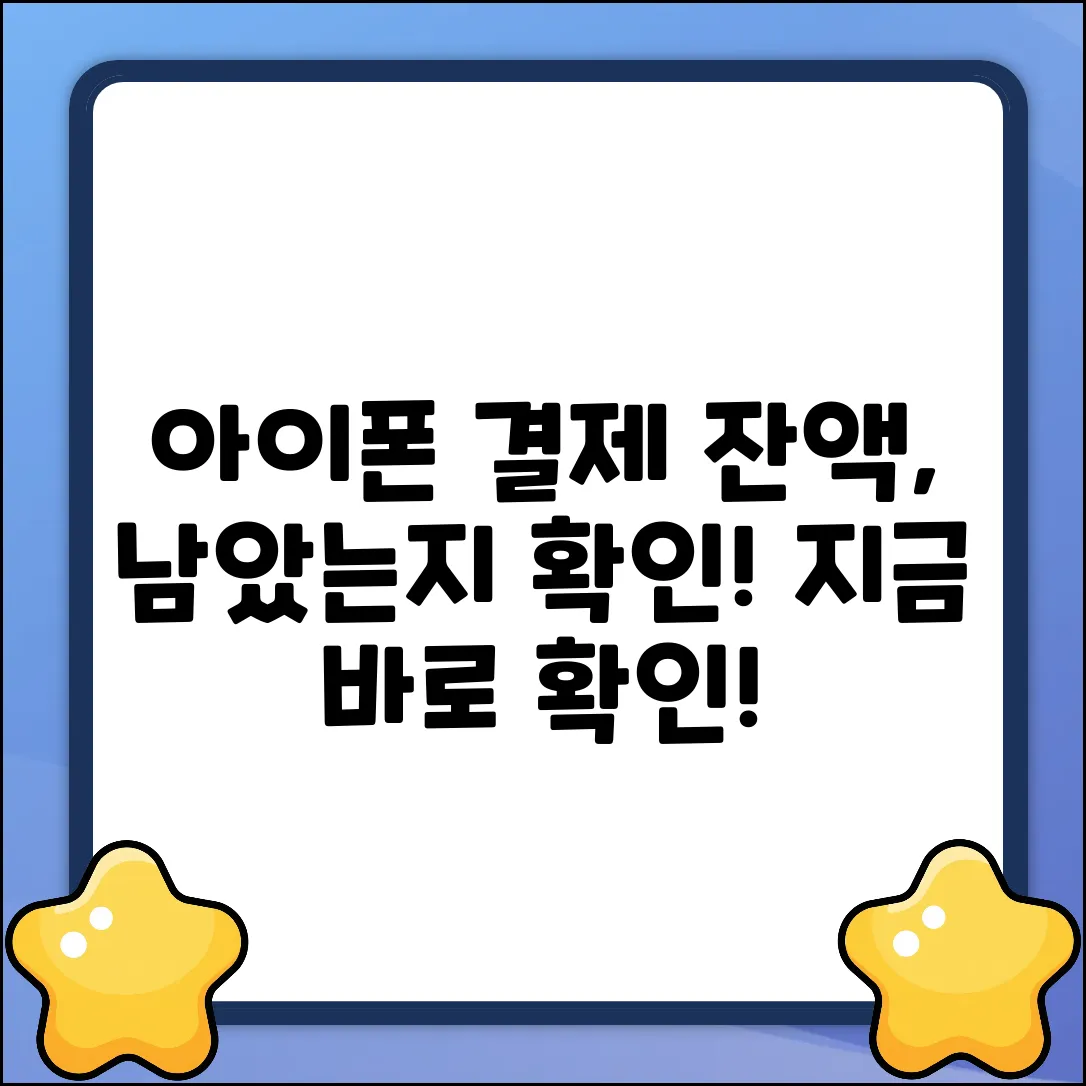 아이폰 앱스토어 잔여 결제, 확인법 아세요?