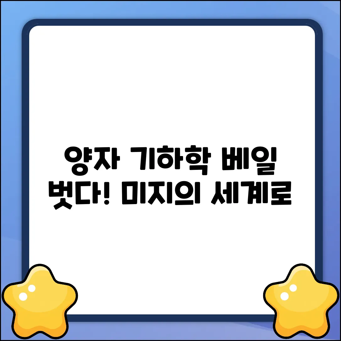양자 상태의 기하학적 구조, 베일의 장막을 걷다!