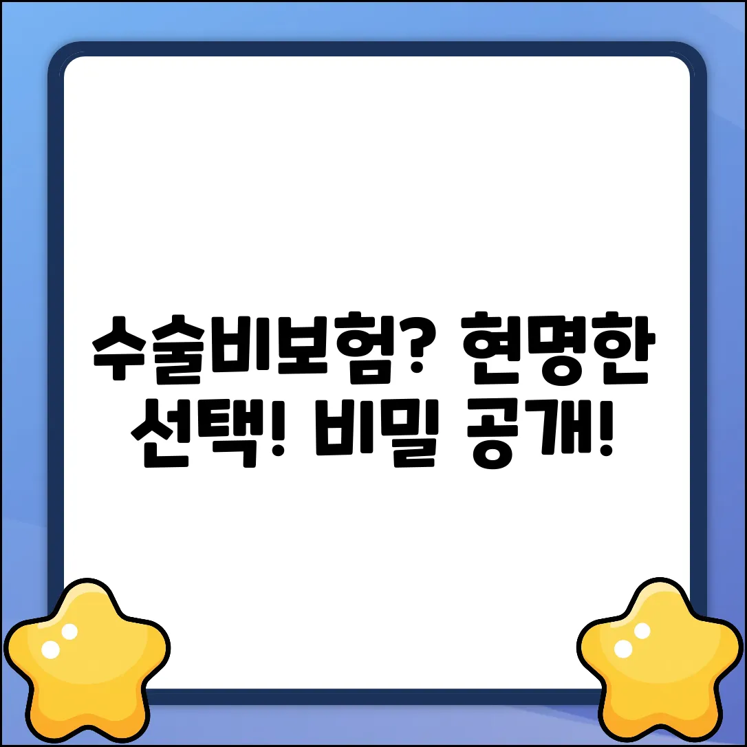 수술비보험 추천! 현명한 선택의 놀라운 비밀